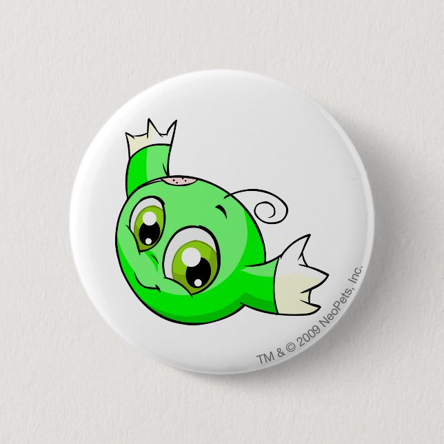 Kiko Glowing 2 Inch Round Button (Front)