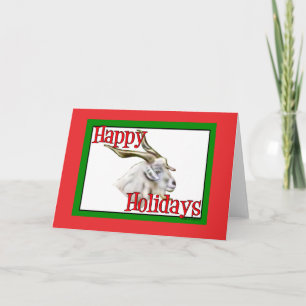 Kiko Goat Holiday Christmas Card
