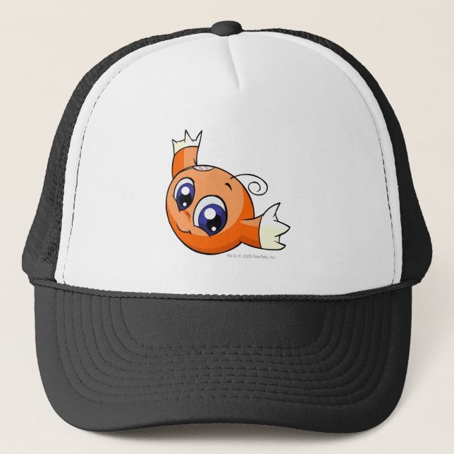 Kiko Orange Trucker Hat (Front)