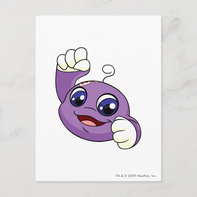 Kiko Purple Postcard (Front)