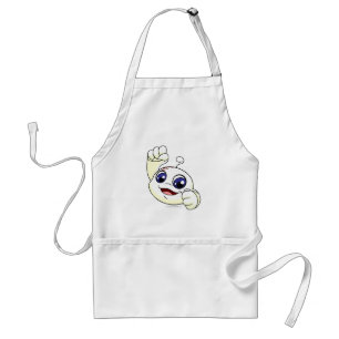 Kiko White Standard Apron