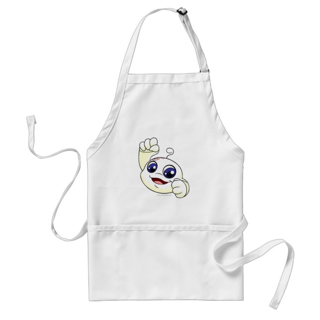 Kiko White Standard Apron (Front)