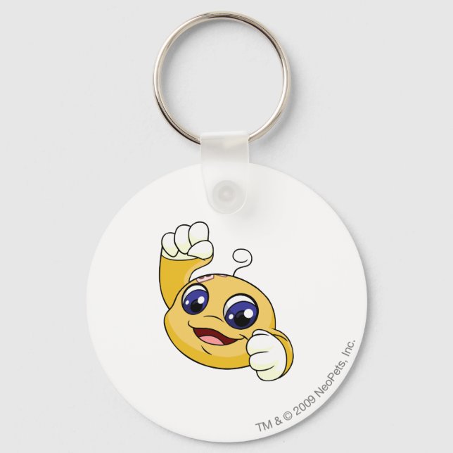 Kiko Yellow Keychain (Front)