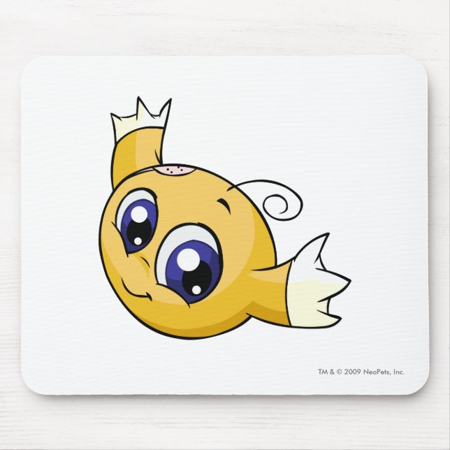 Kiko Yellow Mouse Pad (Front)