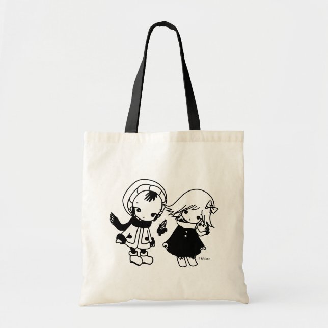 Kikuo Music Radio / Hoshi-kun Tsuki-chan tote bag (Devant)