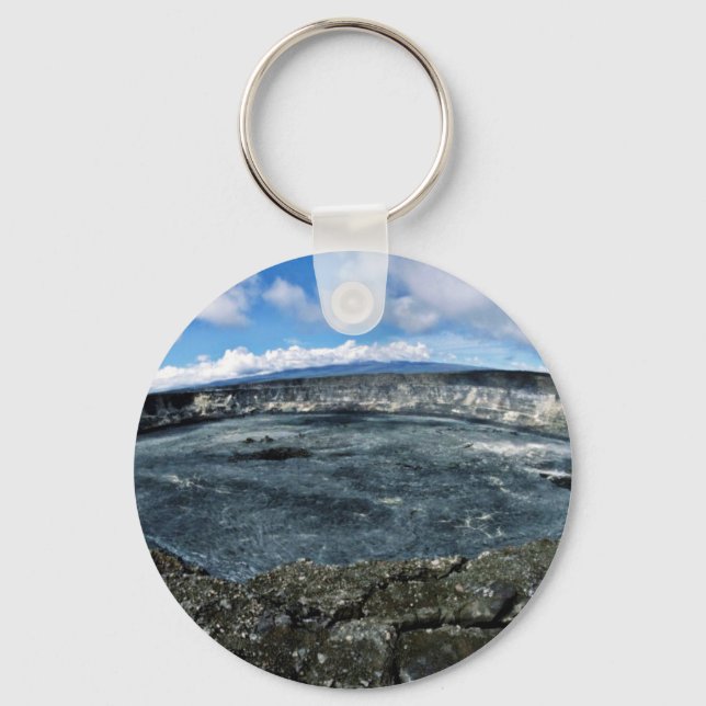 Kilauea Crater — Hawaii Keychain (Front)