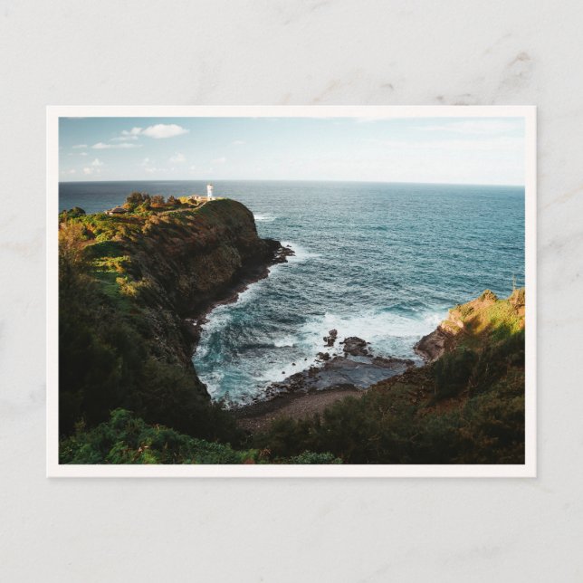 Kilauea Lighthouse Kauai Hawaii Photo Postcard (Front)