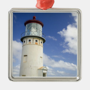 Kilauea Lighthouse Metal Ornament