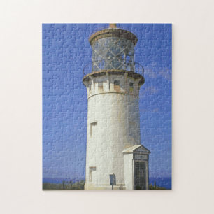 Kilauea Lighthouse on Hawaiian Island of Kauai on Jigsaw Puzzle