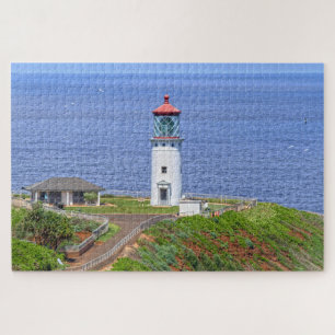 Kilauea Lighthouse on Kauai Jigsaw Puzzle