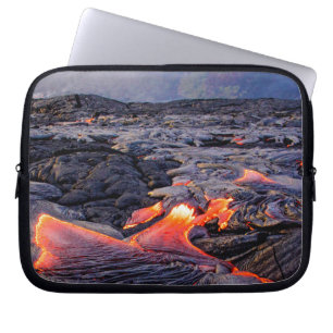 Kilauea Red Hot Lava Flow Laptop Sleeve