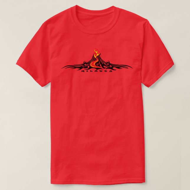 Kilauea Volcano TShirt (Design Front)