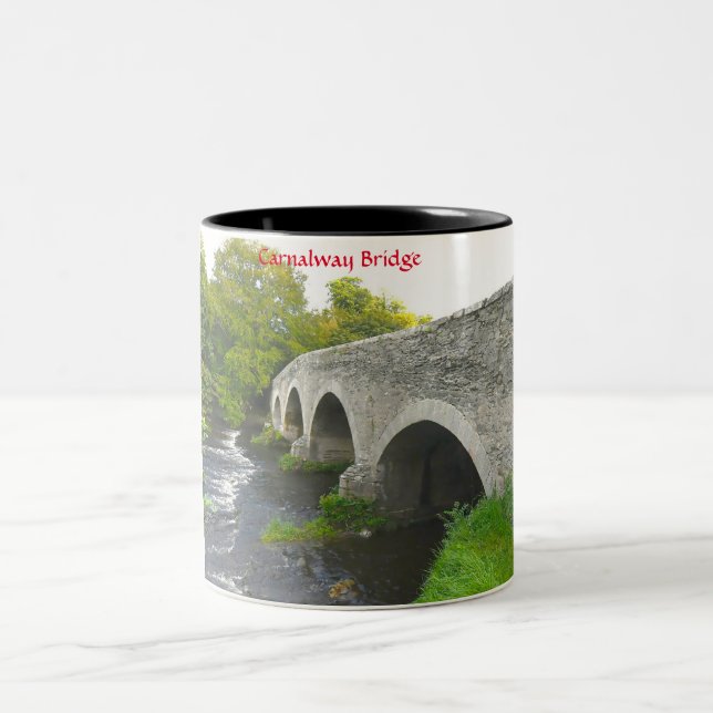 Kilcullen Bridge Kildare Two-Tone Coffee Mug (Center)