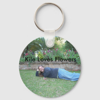 Kile Loves Flowers Keychain