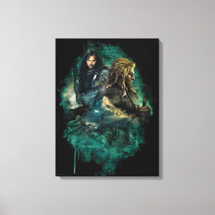 Kili & Fili Over Erebor Canvas Print