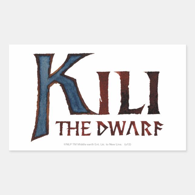 KILI THE DWARF™ Name Sticker (Front)