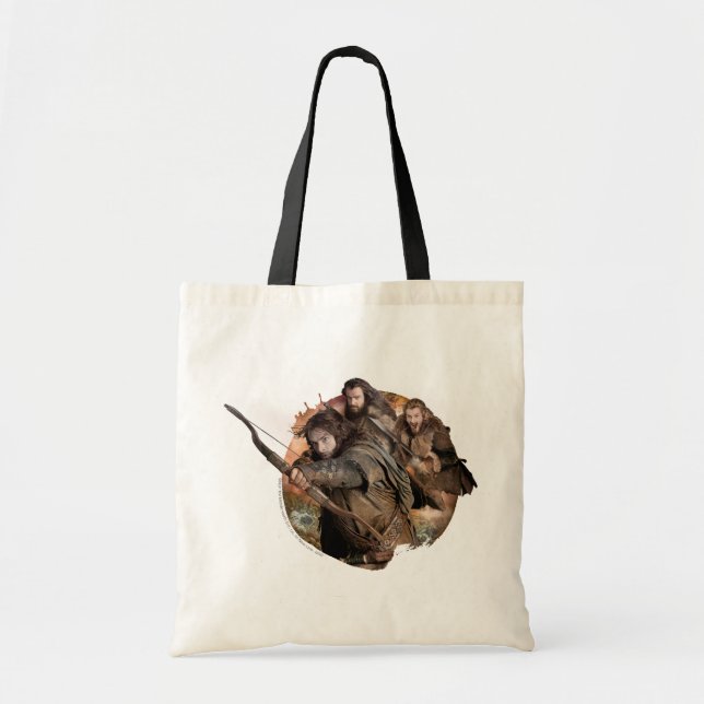 Kili, THORIN OAKENSHIELD™, and Fili Tote Bag (Front)