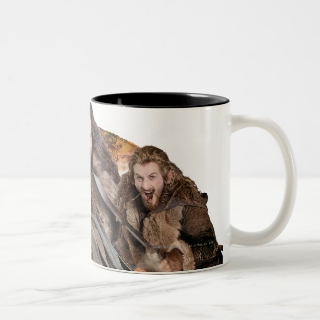 Kili, THORIN OAKENSHIELD™, and Fili Two-Tone Coffee Mug (Right)