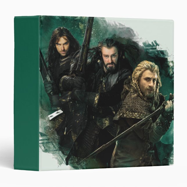 Kili, THORIN OAKENSHIELD™, & Fili Graphic Binder (Front/Spine)