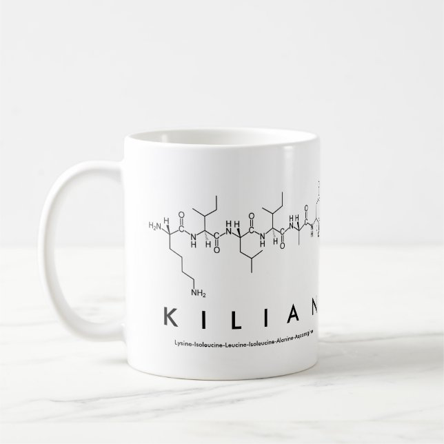 Kilian peptide name mug (Left)