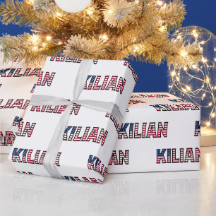 Kilian Vorname Name USA US Geschenkpapier Papier Wrapping Paper