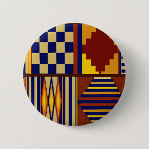 Kilim Prayer Rug design 2 Inch Round Button