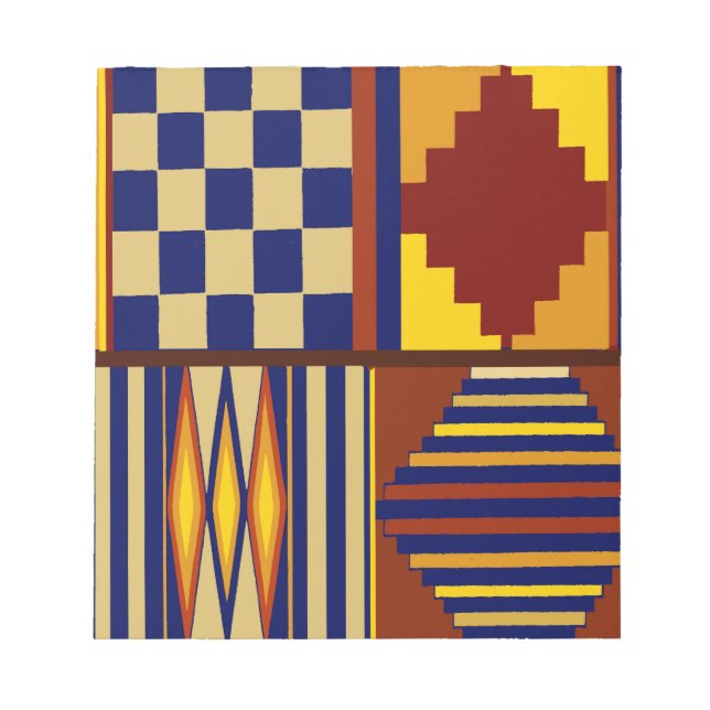 Kilim Prayer Rug design Notepad (Front)