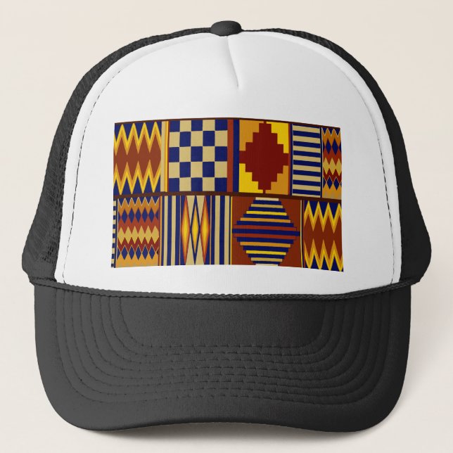 Kilim Prayer Rug design Trucker Hat (Front)