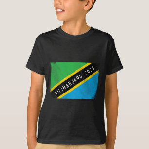 Kilimanjaro 2025 Tanzania Flag Mount Kilimanjaro C T-Shirt