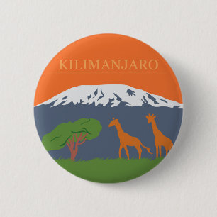 Kilimanjaro 2 Inch Round Button