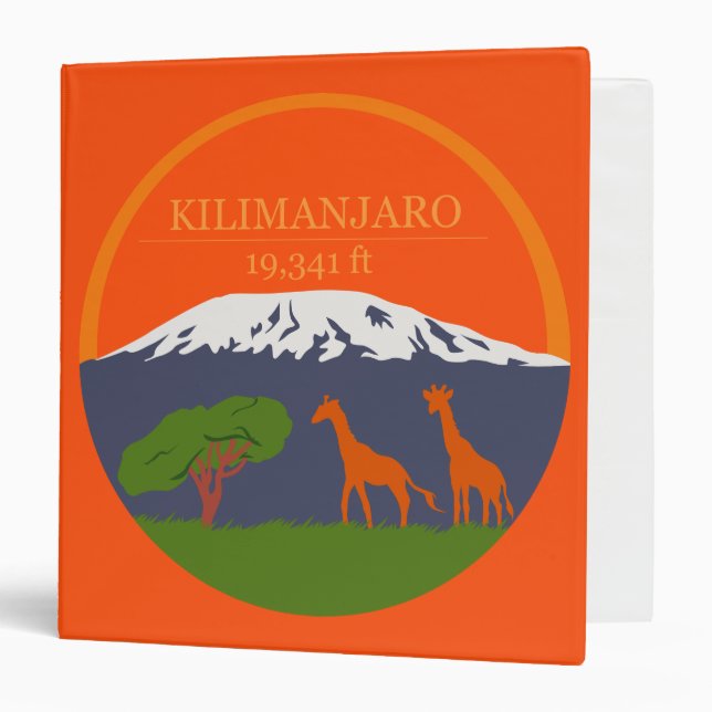 Kilimanjaro Altitude Binder (Front/Inside)