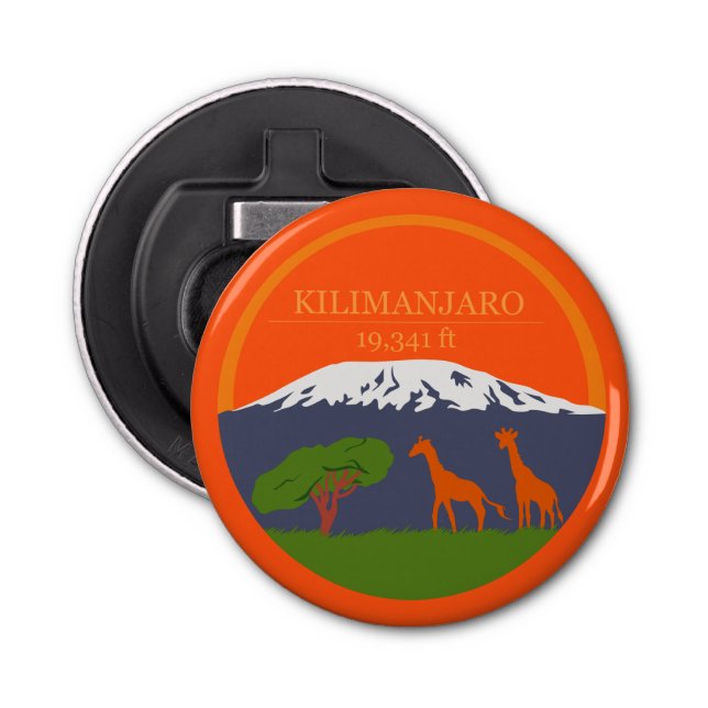 Kilimanjaro Altitude Bottle Opener (Front)