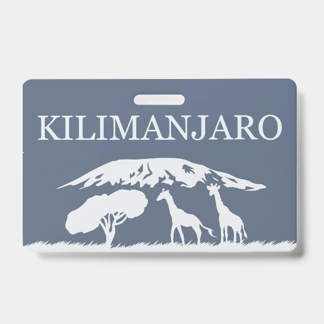 Kilimanjaro (Blue) Badge (Front)