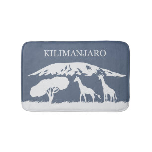 Kilimanjaro (Blue) Bath Mat