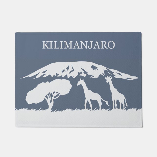 Kilimanjaro (Blue) Doormat (Front)