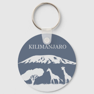 Kilimanjaro (Blue) Keychain