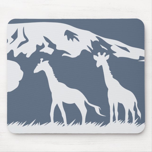 Kilimanjaro (Blue) Mouse Pad (Front)