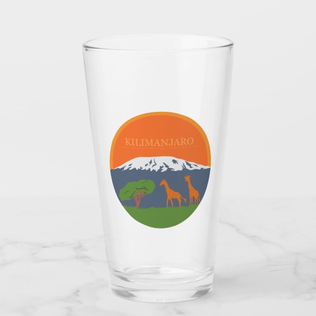 Kilimanjaro Glass (Front)
