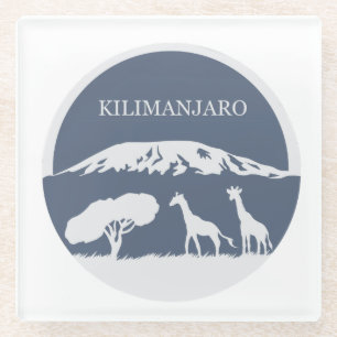 Kilimanjaro Glass Coaster