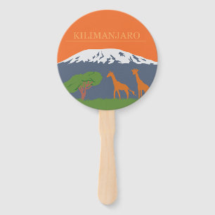 Kilimanjaro Hand Fan