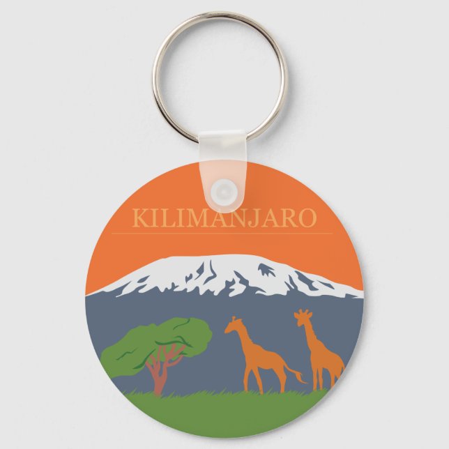 Kilimanjaro Keychain (Front)