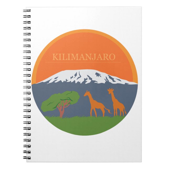 Kilimanjaro Notebook (Front)