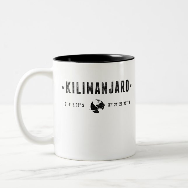 Kilimanjaro Two-Tone Coffee Mug (Left)