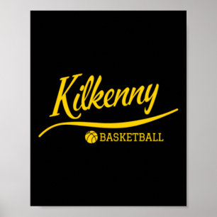 Kilkenny Basketball In Amber  Poster