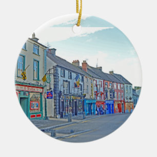 Kilkenny Street Scène Ornement en céramique
