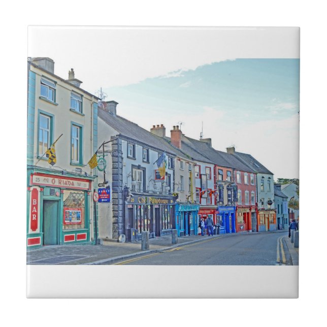 Kilkenny Street Tom Wurl Postcard Tile (Front)