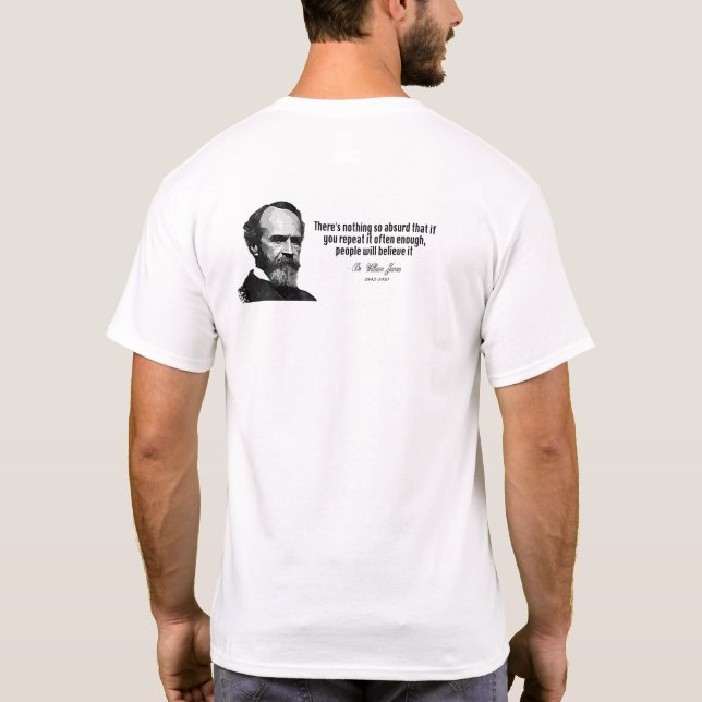 Kill Your TV (and Think!) T-Shirt (Back)