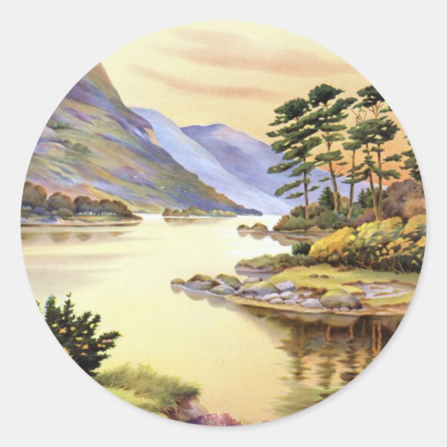 Killarney, Heaven's Reflex Classic Round Sticker (Front)