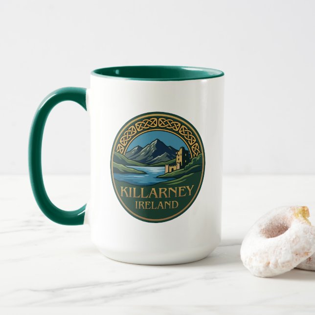 Killarney Ireland Mug (With Donut)