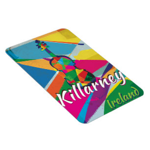 Killarney Ireland Vintage Travel poster Magnet